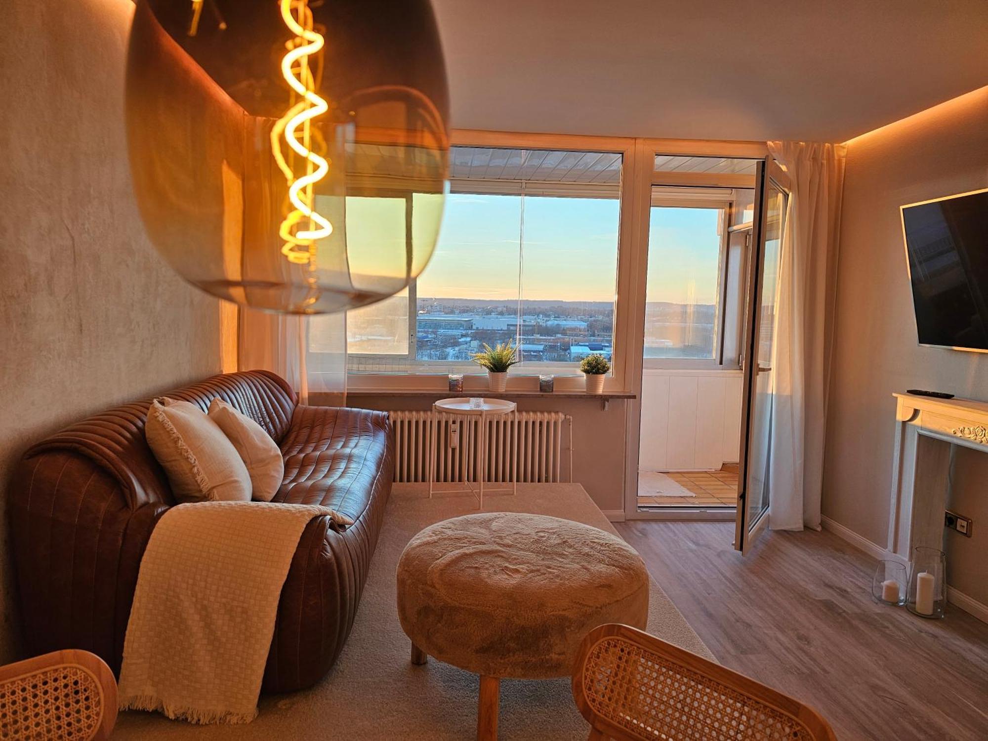 Stylische Sunset-Wohnung Аугсбург Экстерьер фото